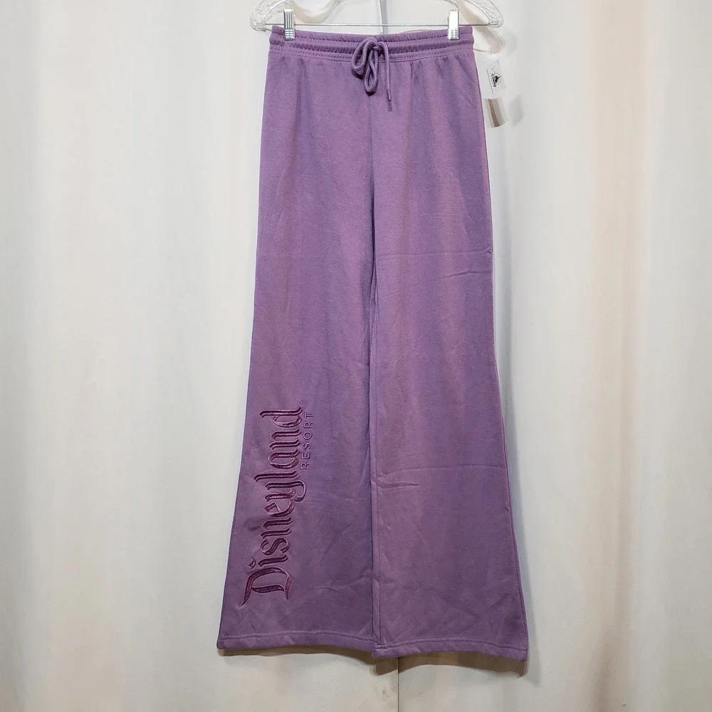 Disney Parks Disneyland Resort Purple Loungewear Set V-Neck Pullover Pants Small - Picture 5 of 14
